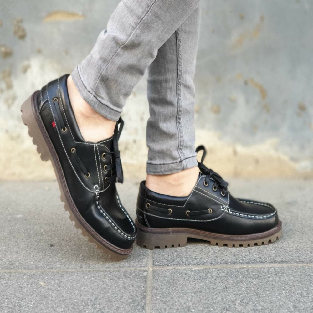 NAUTICOS DE MUY BUENA CALIDAD Y 100% CONFORTABLES-NEGRO