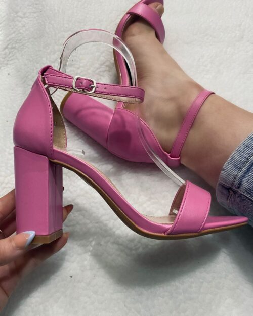TACON BASIC 8CM Y MEDIO DE TACON  ROSA
