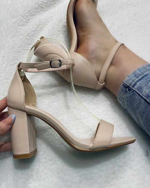 TACON BASIC 8CM Y MEDIO  DE TACON BEIGE