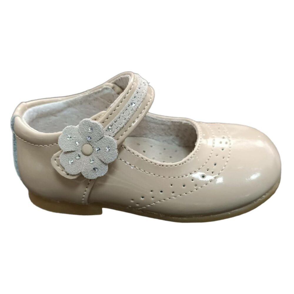 MERCEDITAS CHAROL FLOR BRILLITOS CAMEL