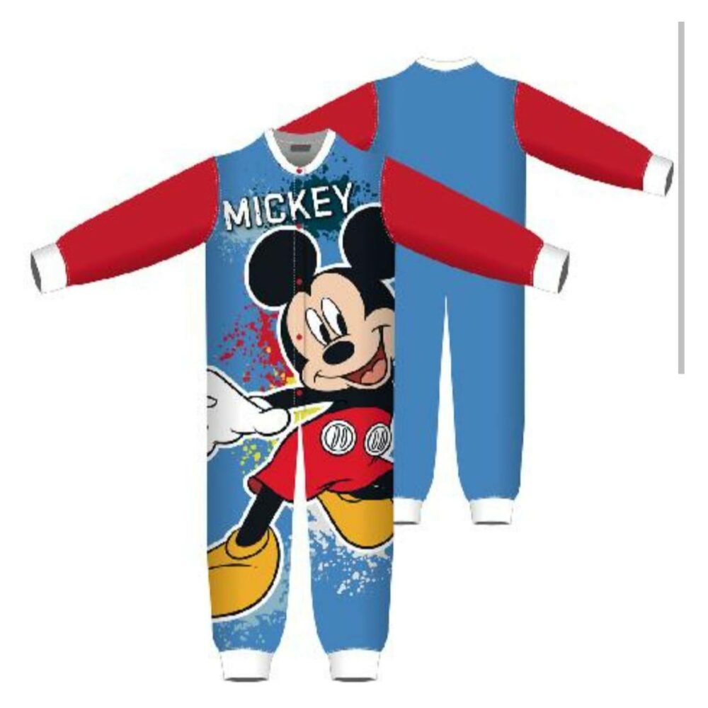 PIJAMA ENTERIZO CORALINA CREMALLERA MICKEY