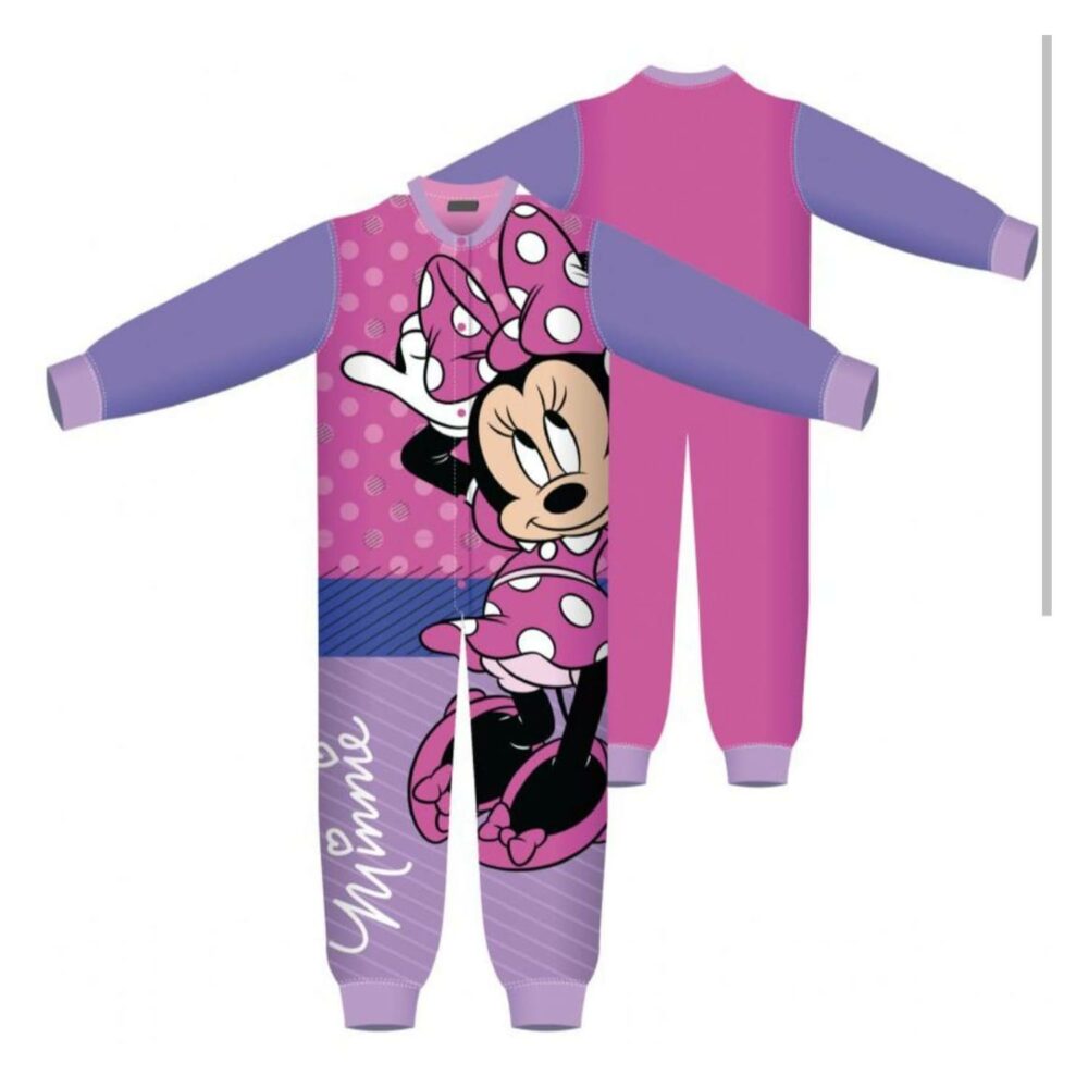 PIJAMA ENTERIZO CORALINA CREMALLERA MINNIE