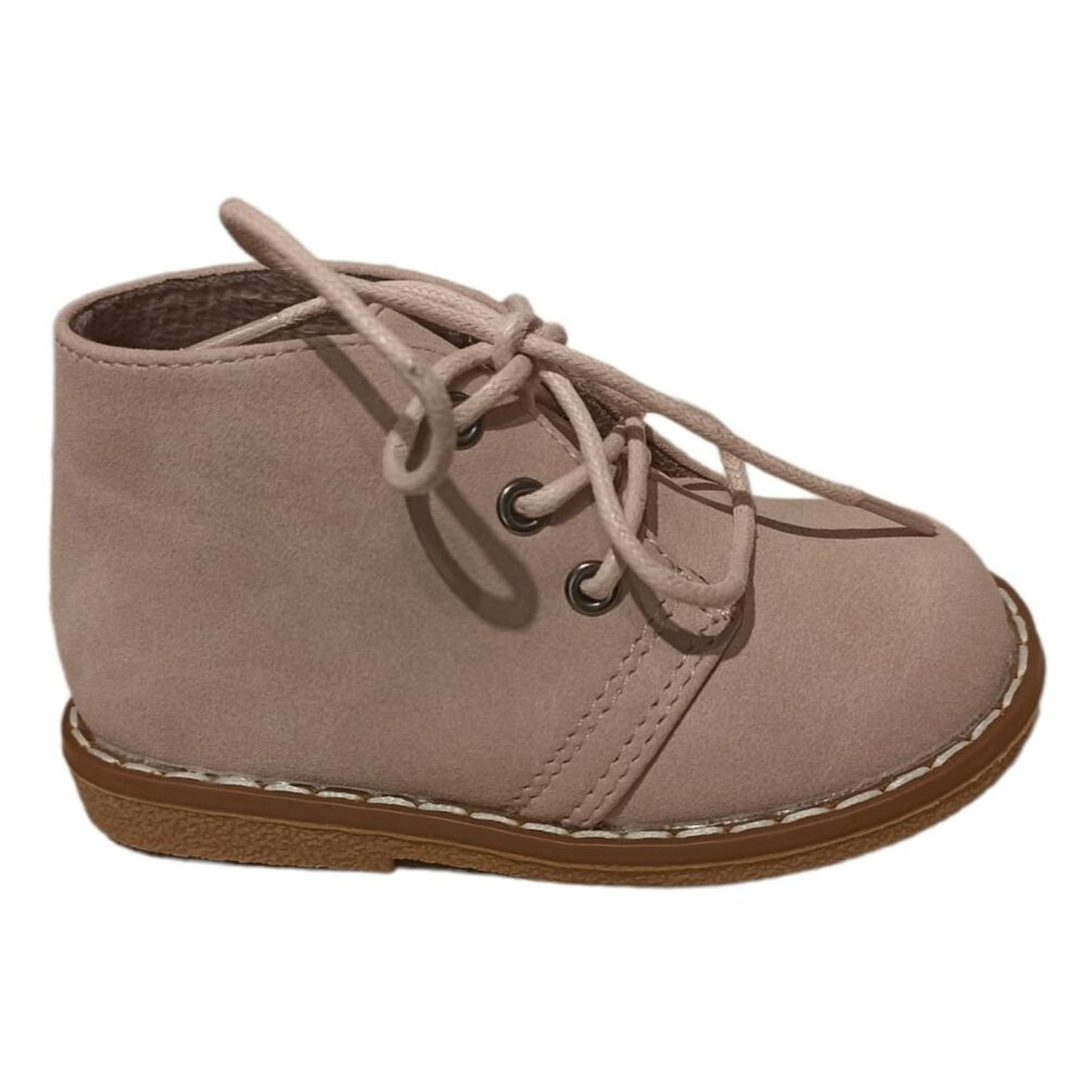 BOTITA SAFARI INFANTIL CORDON ROSA
