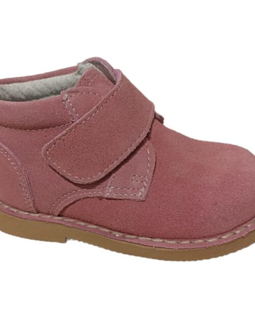 BOTITA SAFARI SERRATEX VELCRO ROSA