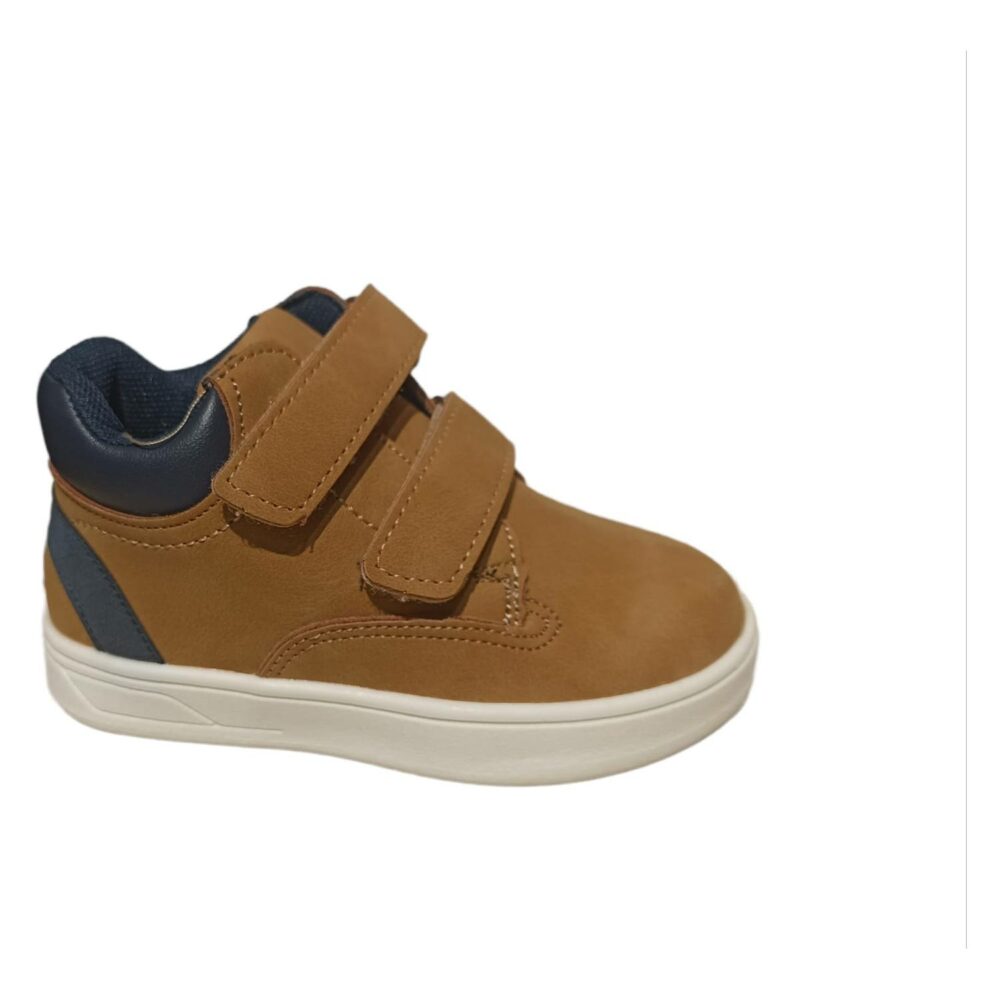 BOTITA NIÑO DOBLE VELCRO CAMEL