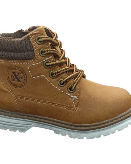 BOTA NIÑO MONTAÑA CAMEL CORDONES