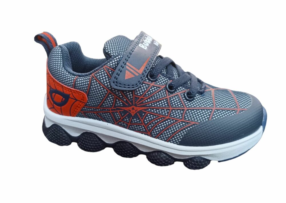 DEPORTIVA LUCES NIÑO SPIDERMAN AZUL