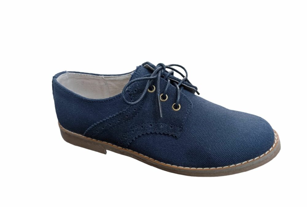 BLUCHER DE LINO DETALLE ANTELINA MARINO