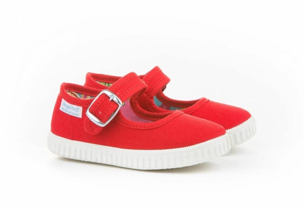 MERCEDITA LONA ANGELITOS ROJO (FABRICACIÓN ESPAÑOLA)