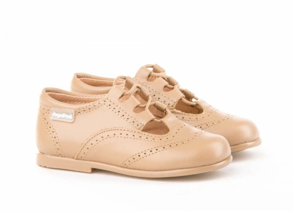 ZAPATO INGLESITO ANGELITOS CAMEL (FABRICACIÓN ESPAÑOLA)