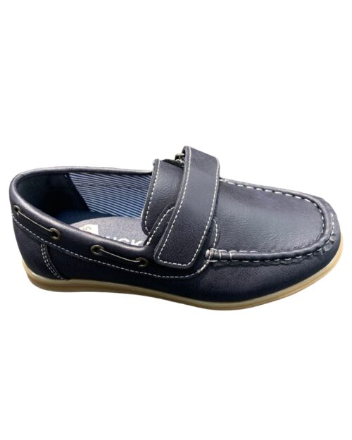 NAUTICO DE NIÑO CON VELCRO MARINO