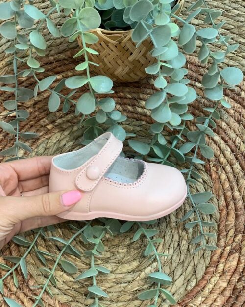 MERCEDITA DE VELCRO NIÑA ROSA