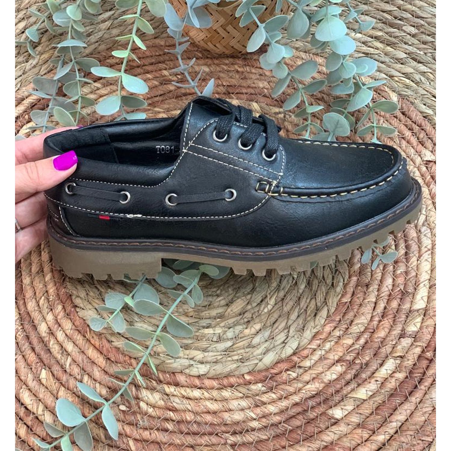 NAUTICOS DE MUY BUENA CALIDAD Y 100% CONFORTABLES NEGRO